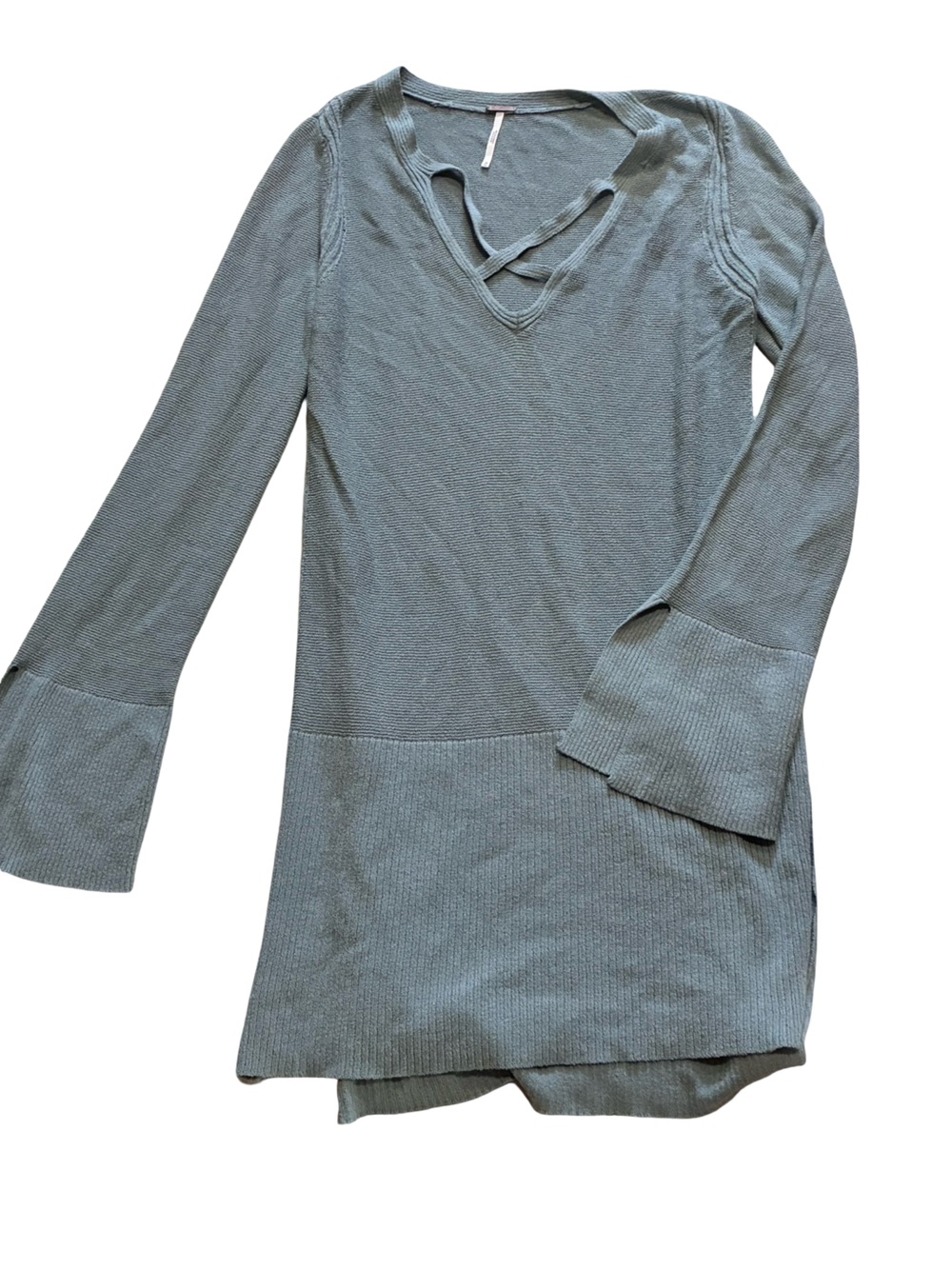 Free People Women’s Lightweight Long-Sleeve Sweater - Light Blue